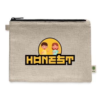 Sunny Duo Thumbs Up Hanestt - Hemp Carry All Pouch - natural - Front