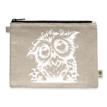 Owl Dark Circles? My Natural Accessories - Hemp Carry All Pouch - natural - Front