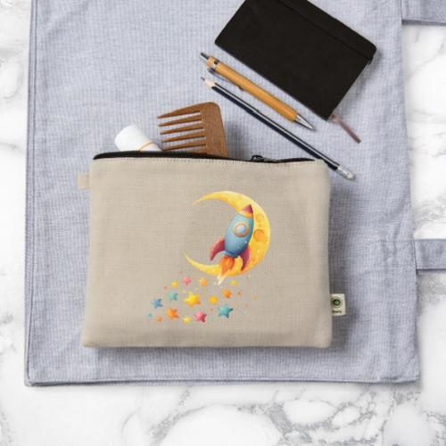 Rocket Trail of Stars - Hemp Carry All Pouch