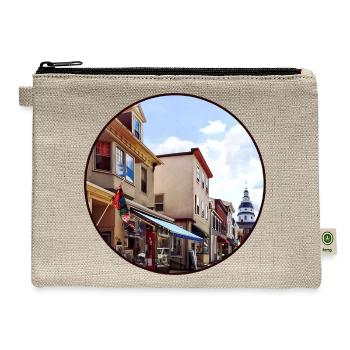 Annapolis MD - Shops on Maryland Avenue - Hemp Carry All Pouch - natural - Front