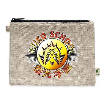 Reiko Daybreak School Emblem Sunrise - Hemp Carry All Pouch - natural - Front