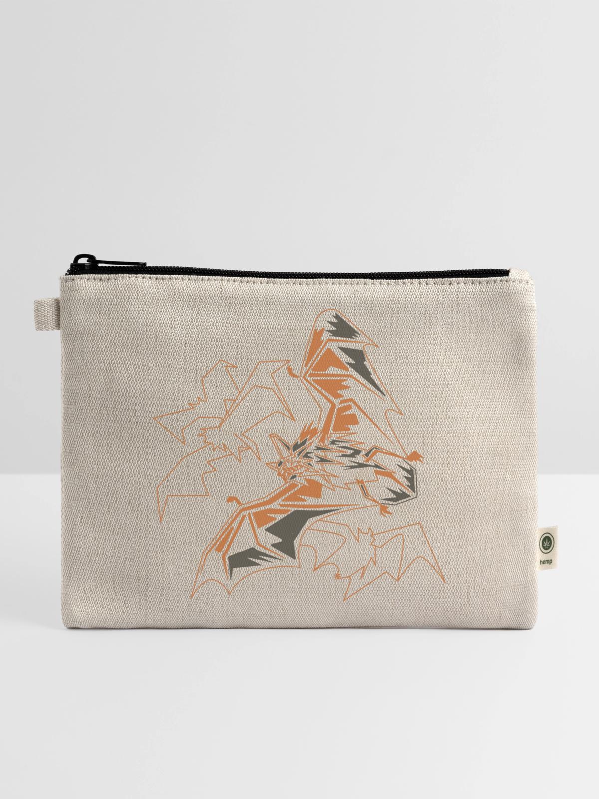 Polygon Bats - Hemp Carry All Pouch - natural - Front