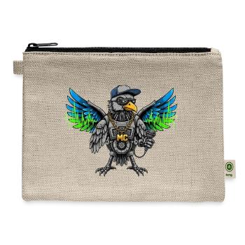 Mech Eagle MC with Microphone - Hemp Carry All Pouch - natural - Front
