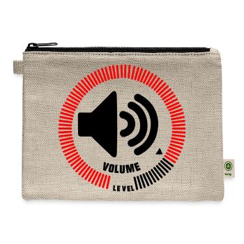 Volume Level - Hemp Carry All Pouch - natural - Front