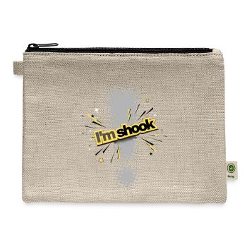 IM SHOOK - Hemp Carry All Pouch - natural - Front