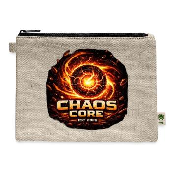 Chaos Core Fiery Vortex - Hemp Carry All Pouch - natural - Front
