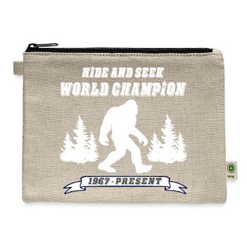 Bigfoot World Champion Ride - Hemp Carry All Pouch - natural - Front