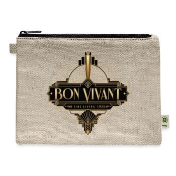 Bon Vivant Deco 1925 Gold - Hemp Carry All Pouch - natural - Front