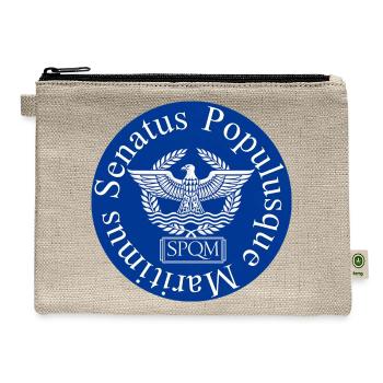 Empire of the Sea sigil - SPQM - Hemp Carry All Pouch - natural - Front