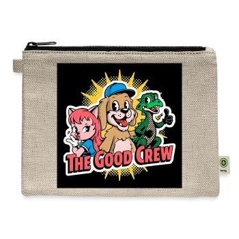 The Good Crew Mascot Trio - Hemp Carry All Pouch - natural - Front