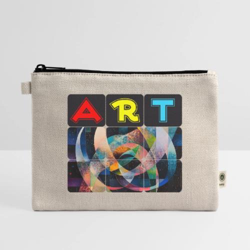 Art of Stripes and Shades - Hemp Carry All Pouch