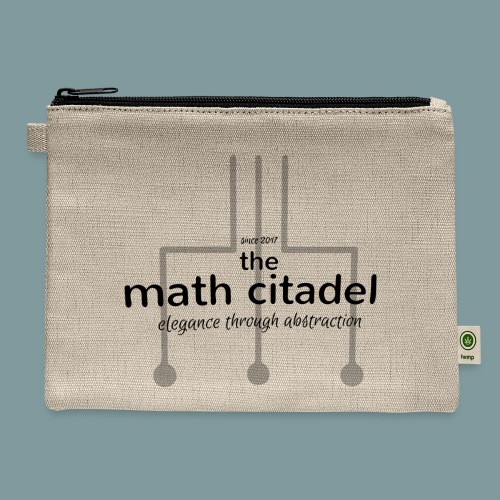 Abstract Math Citadel - Hemp Carry All Pouch