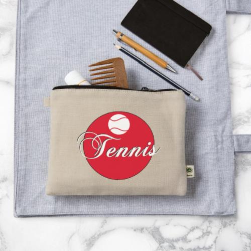 Tennis Pulse - Hemp Carry All Pouch