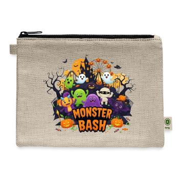 Monster Bash Halloween Parade - Hemp Carry All Pouch - natural - Front