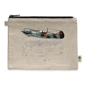 La-5 - Hemp Carry All Pouch - natural - Front
