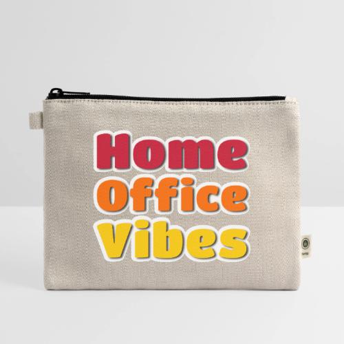 Home Office Vibes Remote Work Design - Hemp Carry All Pouch
