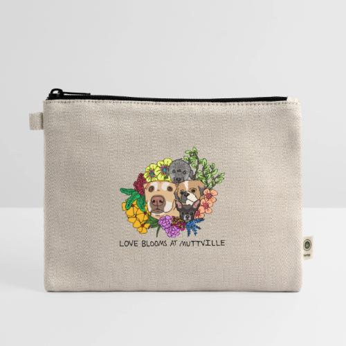 Love Blooms at Muttville - Hemp Carry All Pouch