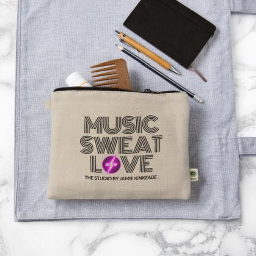 MUSIC SWEAT LOVE - Hemp Carry All Pouch