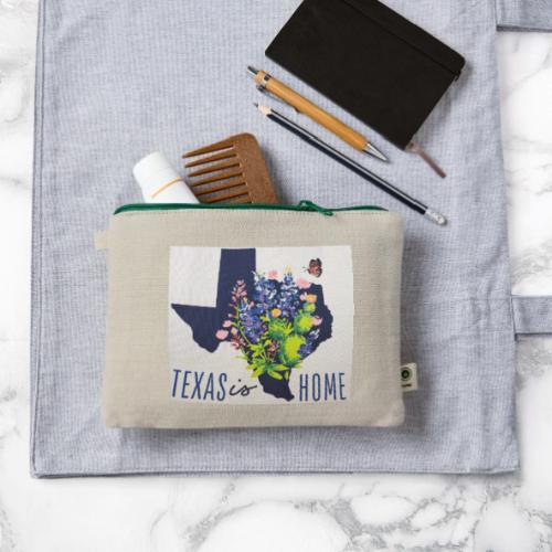 Texas is Home - Hemp Carry All Pouch