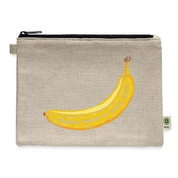 Breakfast Baked Banana Bread - Hemp Carry All Pouch - natural - Front