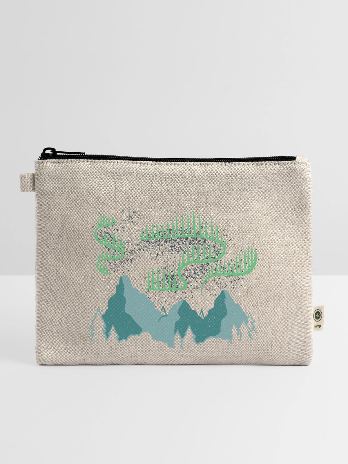Nothern Lights - Hemp Carry All Pouch - natural - Front