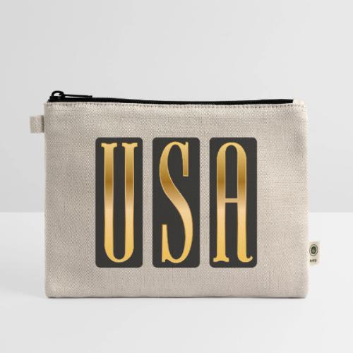 USA Gold Monolith - Hemp Carry All Pouch