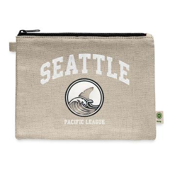 Seattle Wave Pacific League - Hemp Carry All Pouch - natural - Front