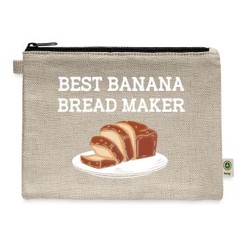 Banana Bread Maker - Hemp Carry All Pouch - natural - Front