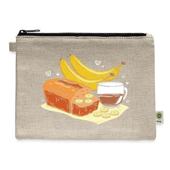 Banana Bread Coffee - Hemp Carry All Pouch - natural - Front