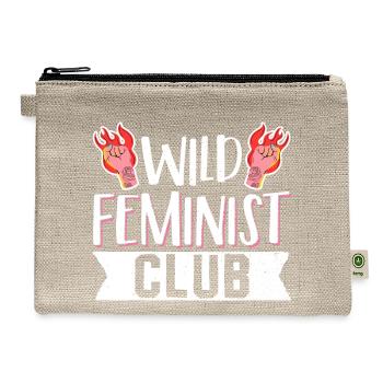 Female Women's Rights Female - Hemp Carry All Pouch - natural - Front