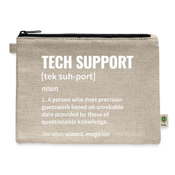 Technical Support Definition - Hemp Carry All Pouch - natural - Front