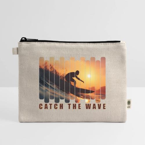 Surfing: Catch the Wave - Hemp Carry All Pouch