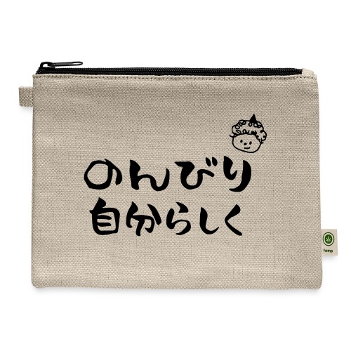nonbiri jibunrashiku (oni) - Hemp Carry All Pouch
