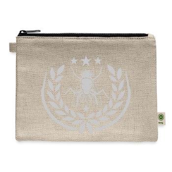 stars laurel wreath house - Hemp Carry All Pouch - natural - Front