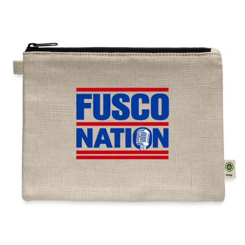 Fusco Nation with Mic (250th Show Commemorative) - Hemp Carry All Pouch