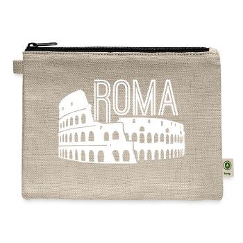 roma big 1 - Hemp Carry All Pouch - natural - Front