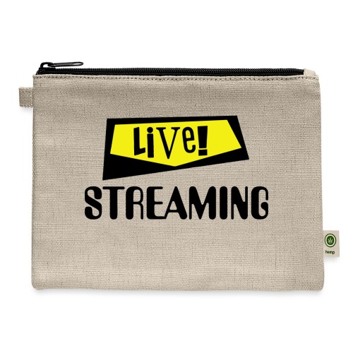 Live Streaming - Hemp Carry All Pouch