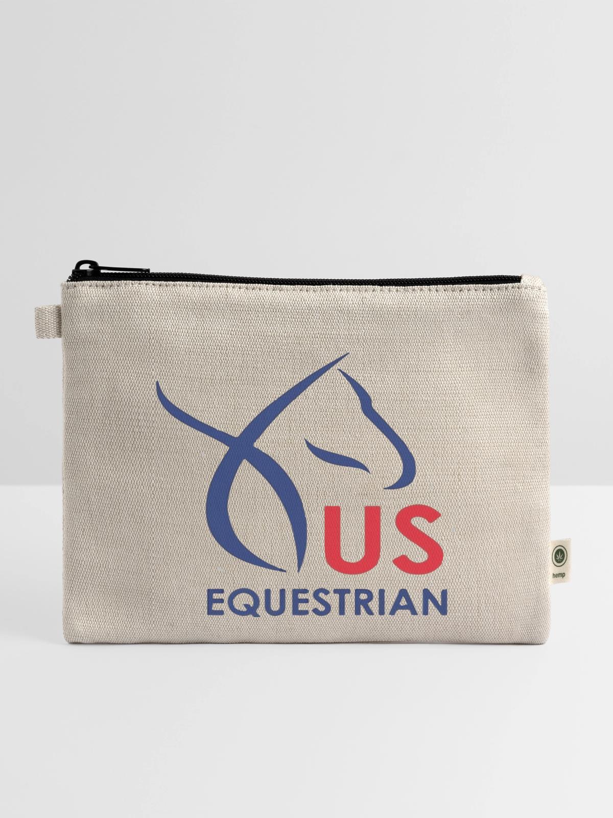 equestrian - Hemp Carry All Pouch - natural - Front