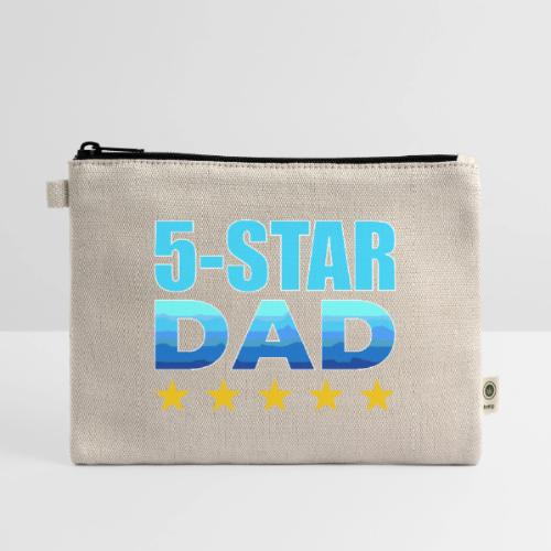 Five Stars Dad - Hemp Carry All Pouch