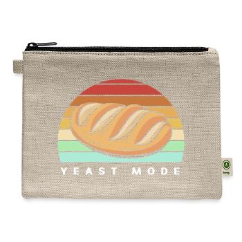 Bread Baker Bread Sourdough Baking - Hemp Carry All Pouch - natural - Front