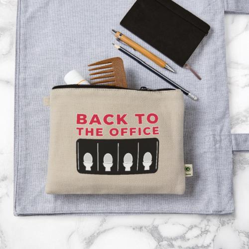 Back to the Office Satire Design - Hemp Carry All Pouch