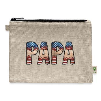 Papa - Hemp Carry All Pouch - natural - Front