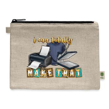 Totally Make That - Hemp Carry All Pouch - natural - Front