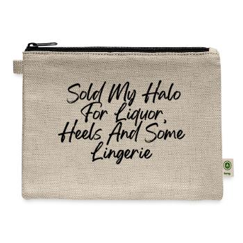 I sold My Halo Coubntry tees shirt - Hemp Carry All Pouch - natural - Front