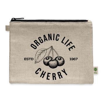 Organic Life Cherry - Hemp Carry All Pouch - natural - Front