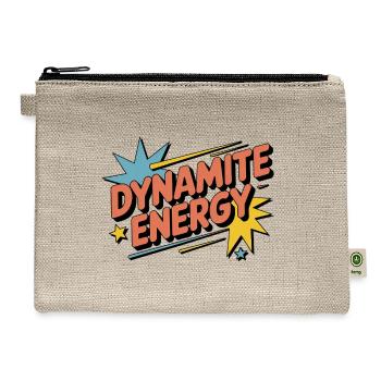 Dynamite Energy Burst - Hemp Carry All Pouch - natural - Front
