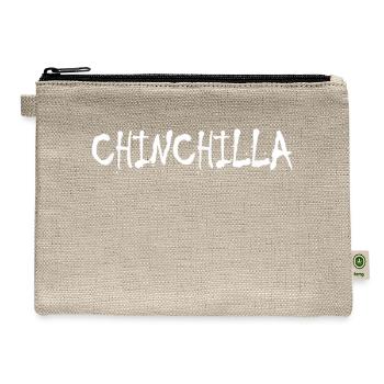 Chinchilla Last Name American Hispanic - Hemp Carry All Pouch - natural - Front