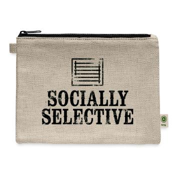Social Selective - Hemp Carry All Pouch - natural - Front