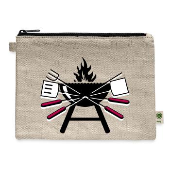 Barbecue - Hemp Carry All Pouch - natural - Front