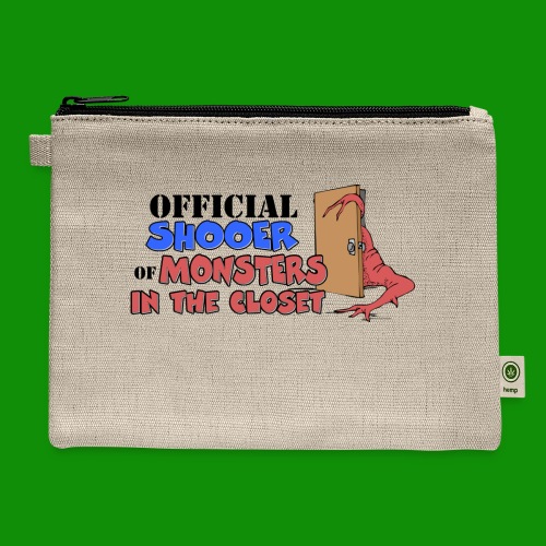 Official Monster Shooer - Hemp Carry All Pouch